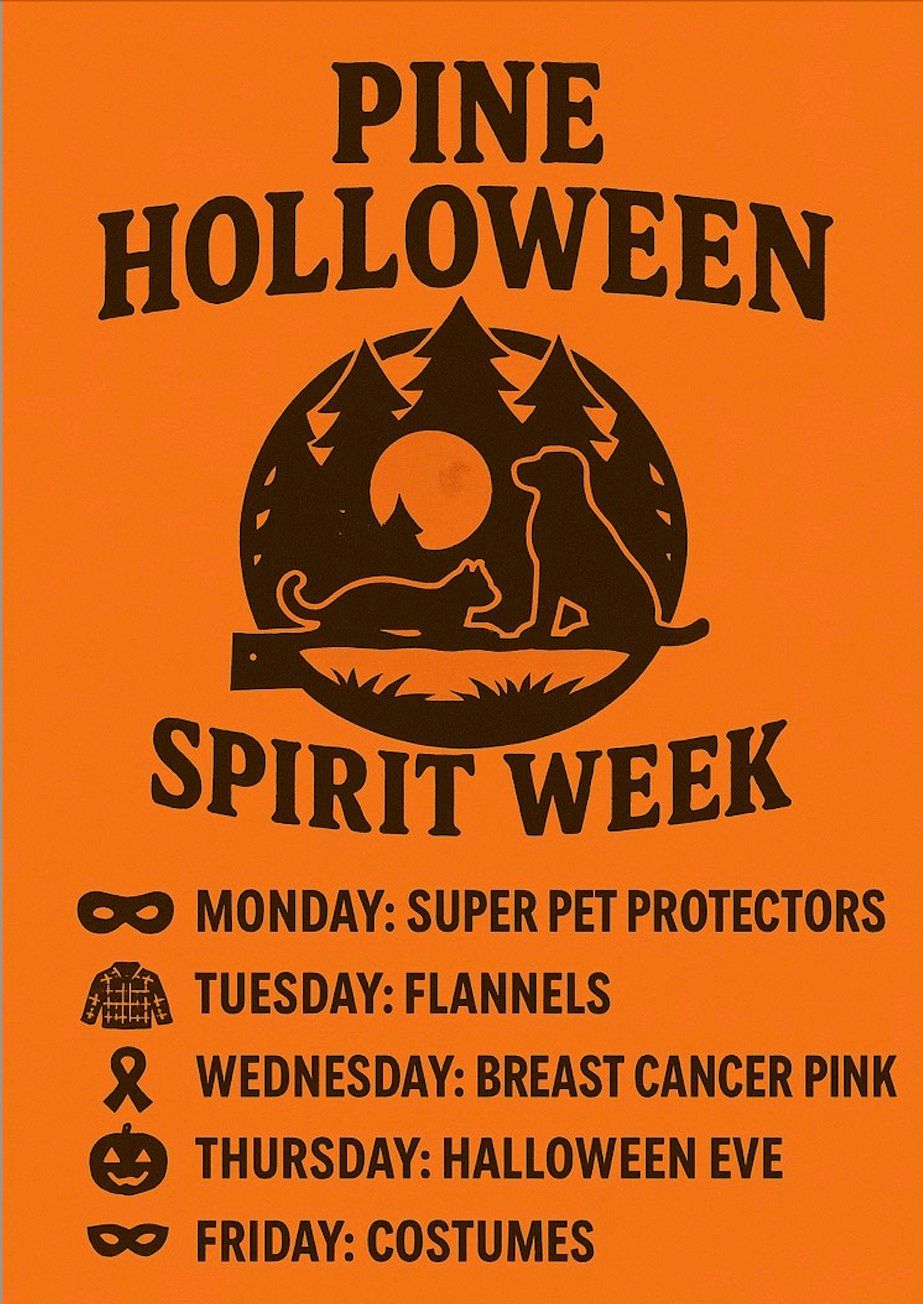 Spirit Week Pine Holloween